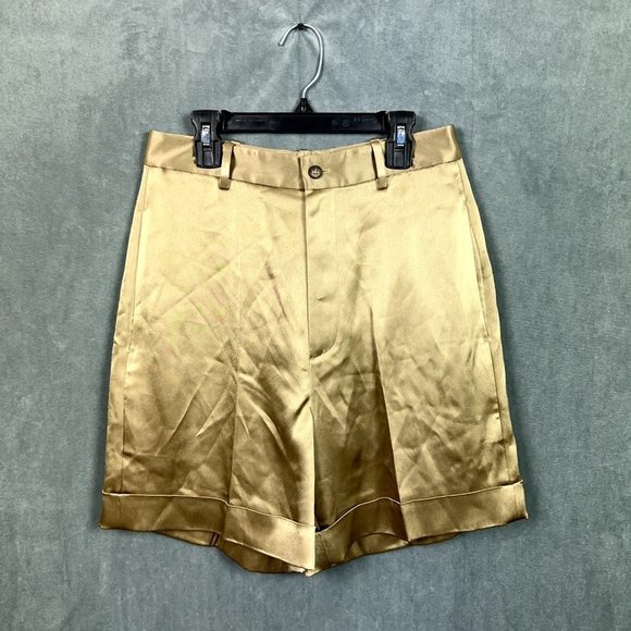 𝅺polo Ralph Lauren Women's Draped Satin Shorts Size 2